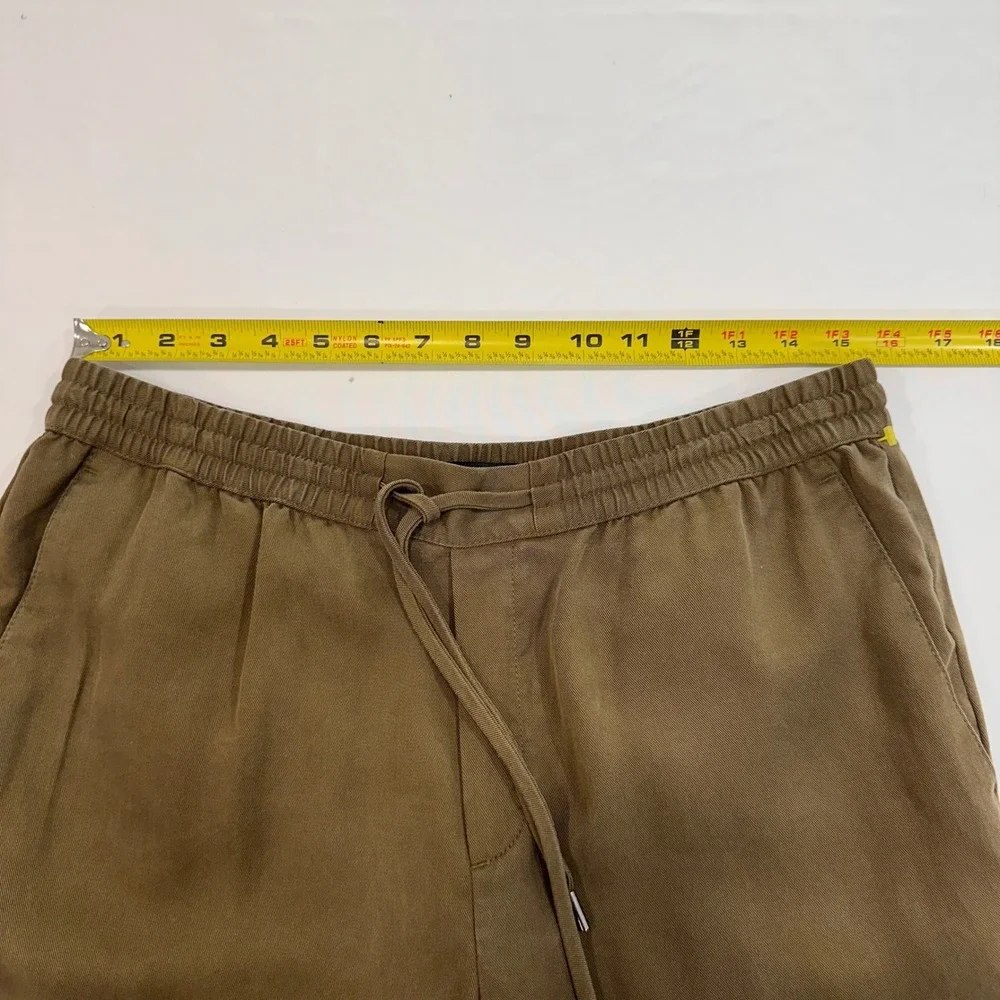 Banana Republic Lyocell Drawstring Jogger Pants Mens‎ M Brown Elastic Core/Earth